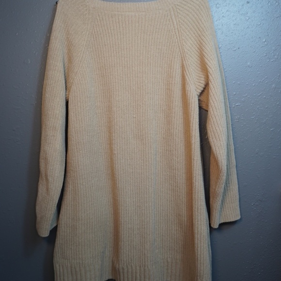 Soft Surroundings Women Beige Cozy Chenille Sweater Pullover Tunic Size Medium - Picture 2 of 9